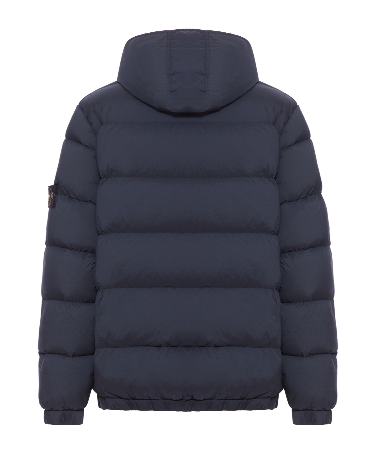 Stone Island Drop-proof Down Jacket With Hood In Blue