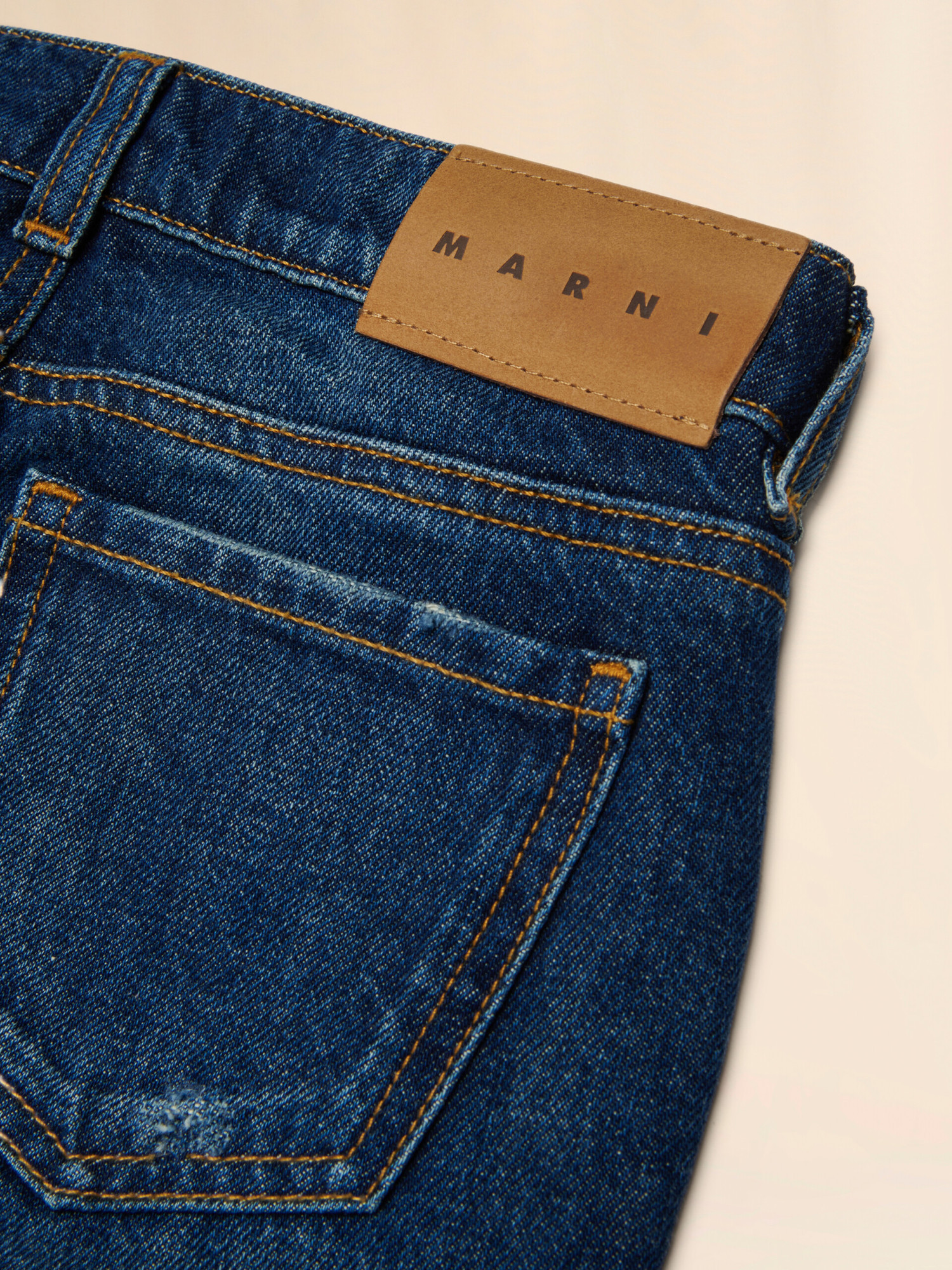 Marni Kids Bootcut Flared Jeans In Blue