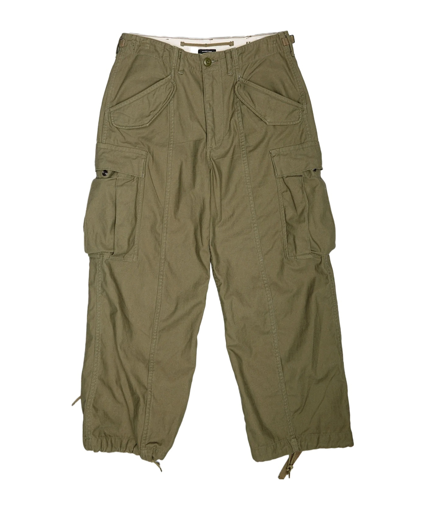 R13 Cotton Cargo Trousers In Green