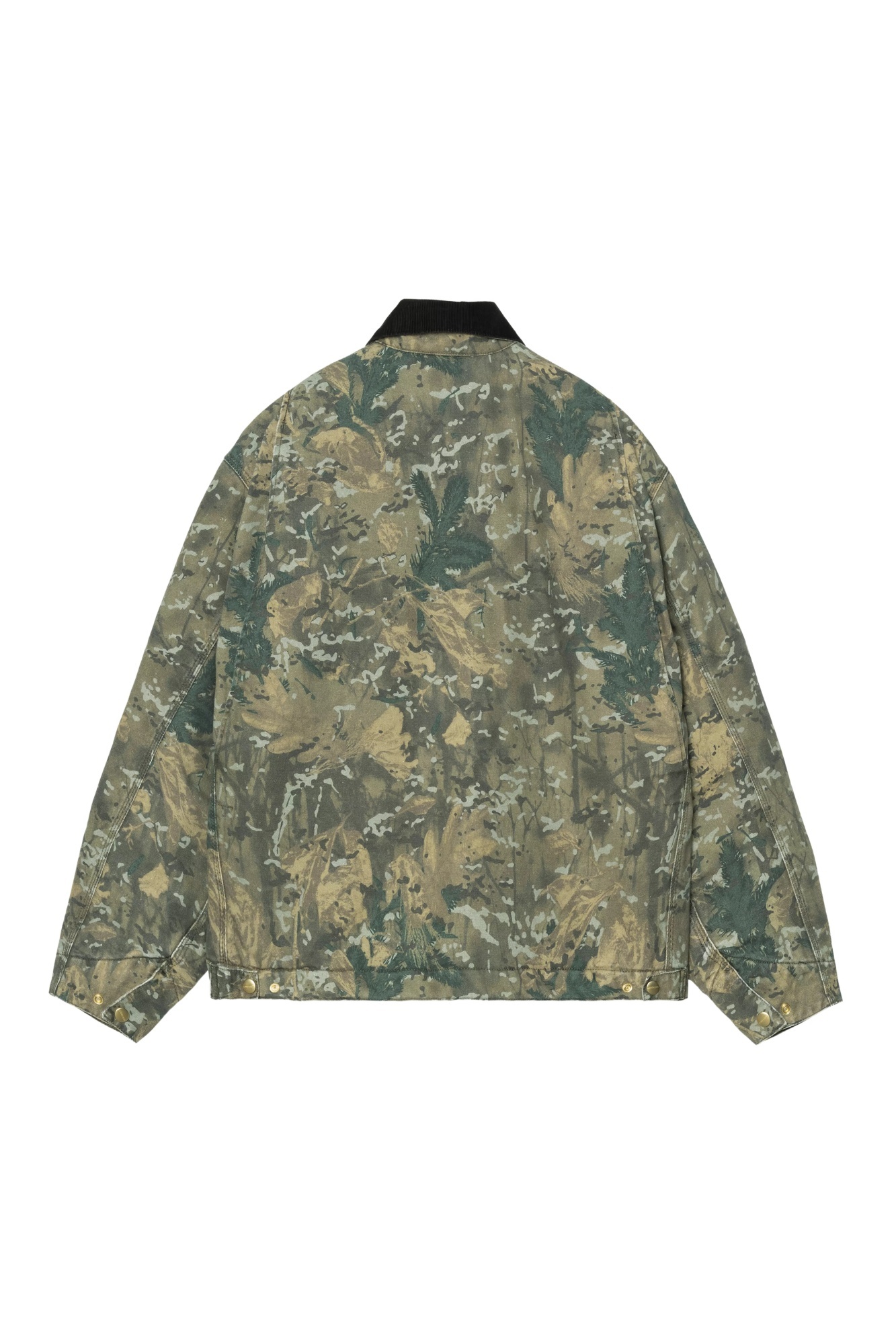 Carhartt Velvet Collar Detroit Jacket In Green