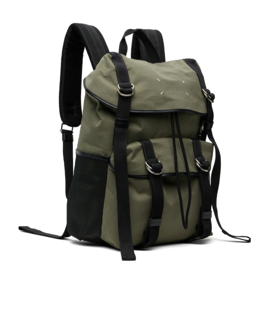 Maison Margiela Medium Tech Backpack In Brown