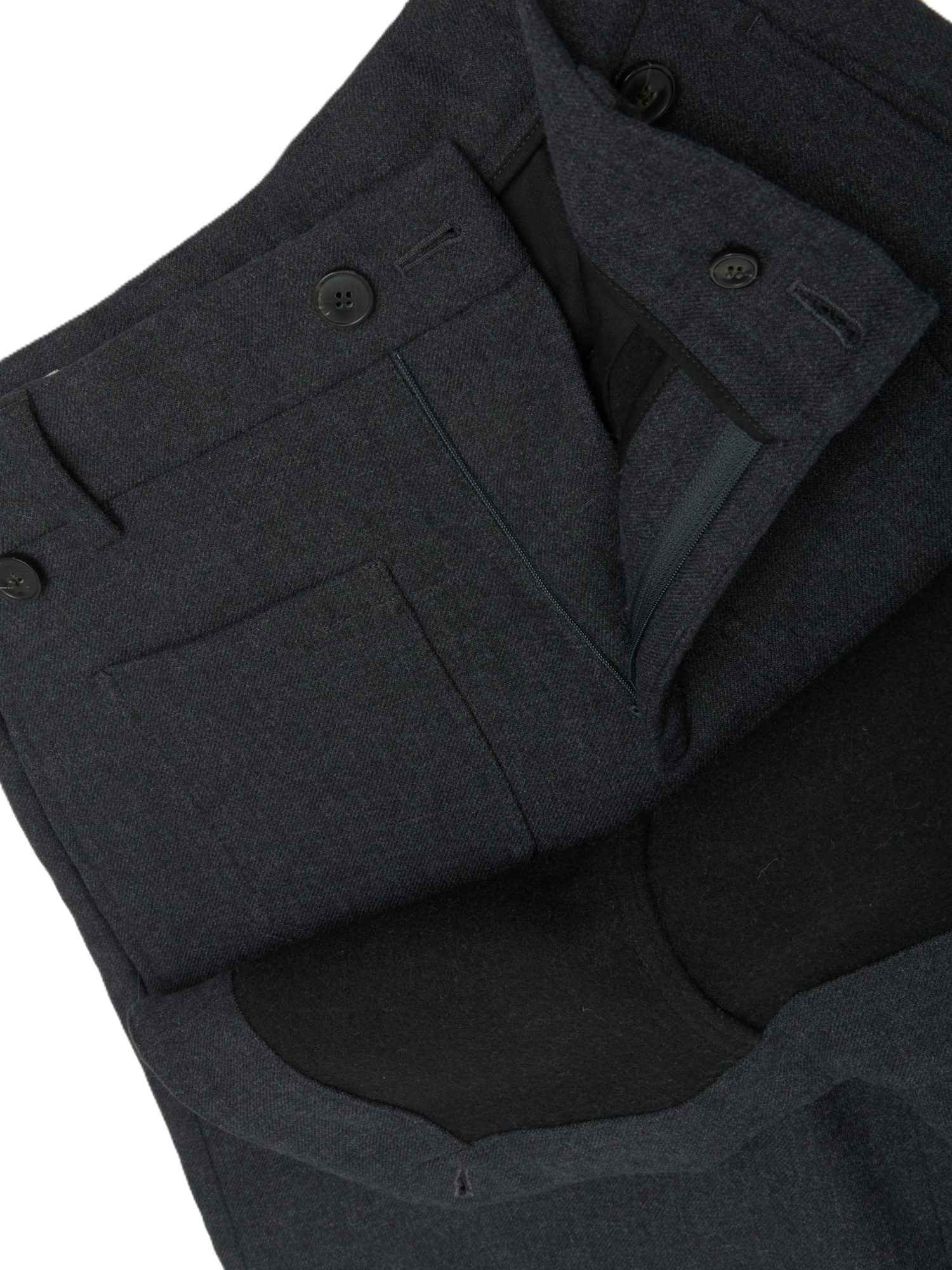 Dries Van Noten Belt Loop Casual Pants In Gray