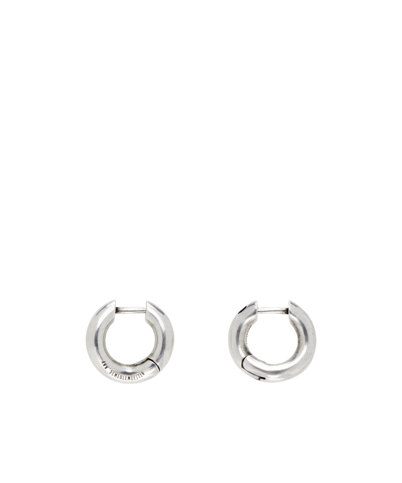 Ann Demeulemeester Mariela Anatomic Loop Earrings In White