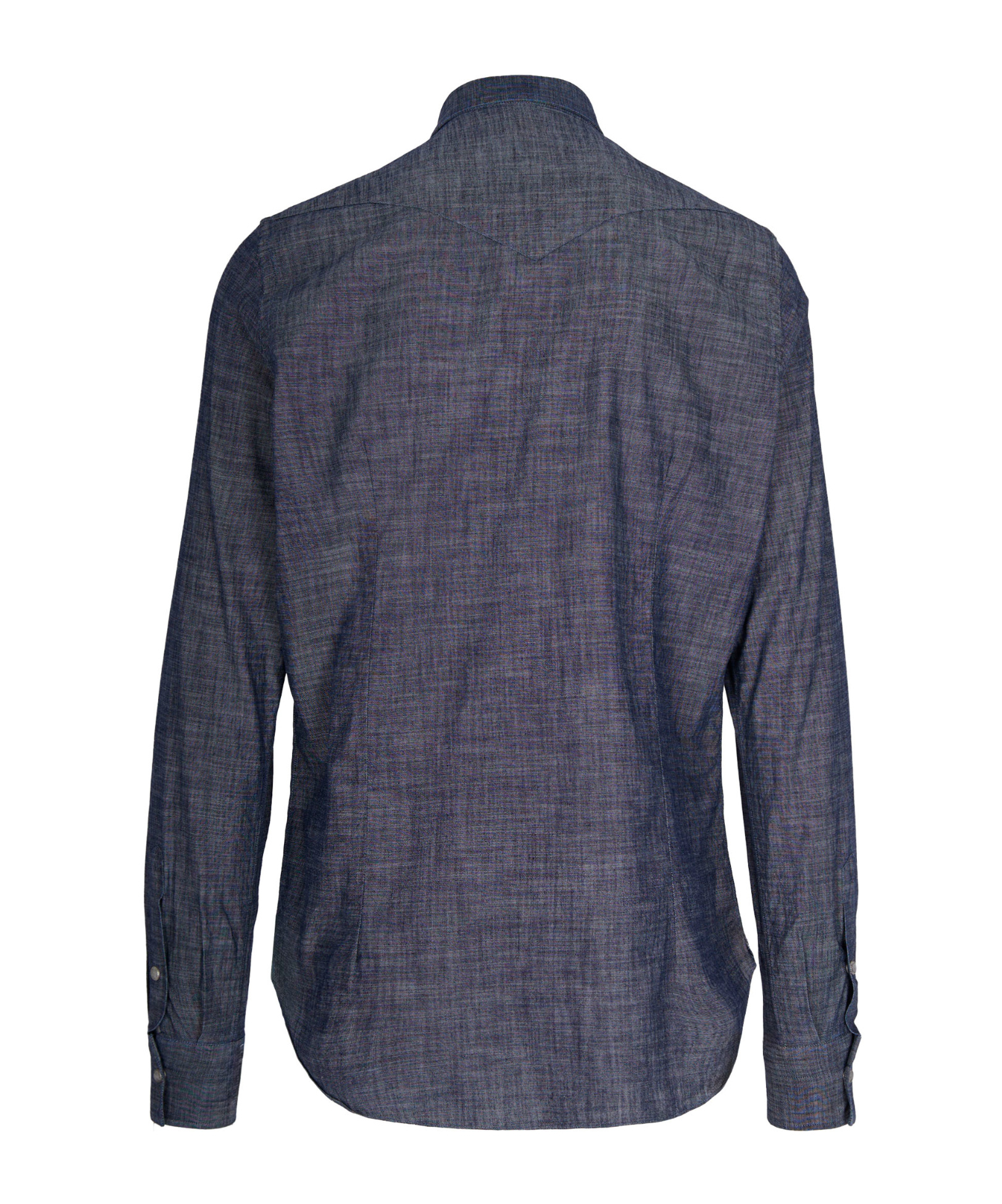 Eleventy Long-sleeved Chest Pocket Shirt In Gray