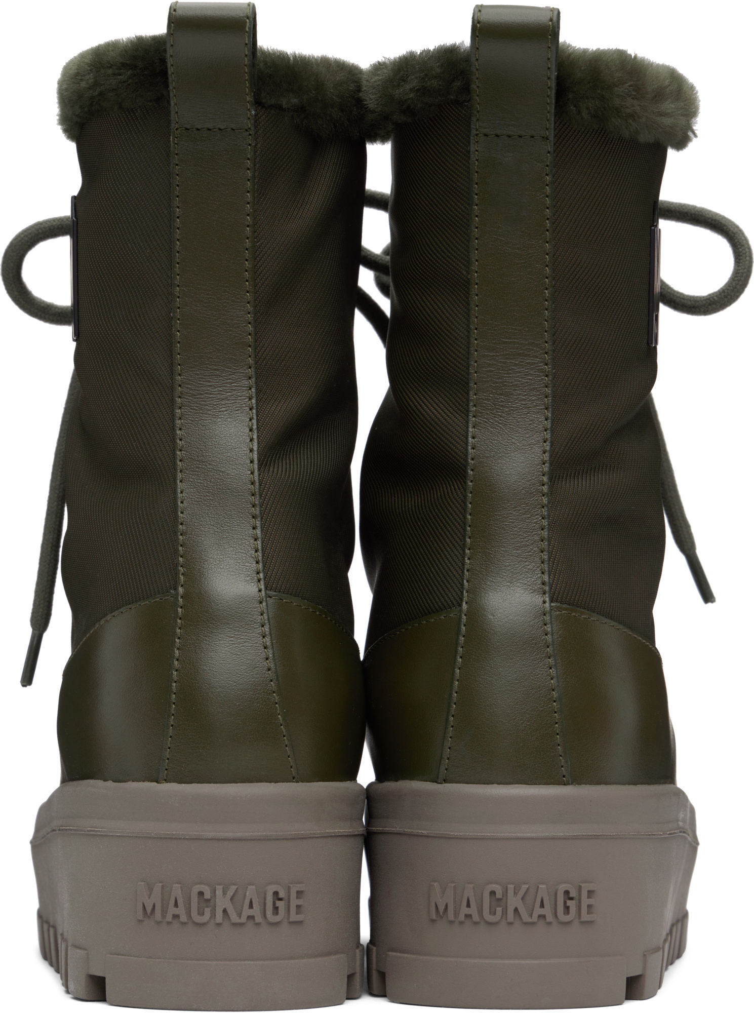 Mackage Hero-w Boots In Green