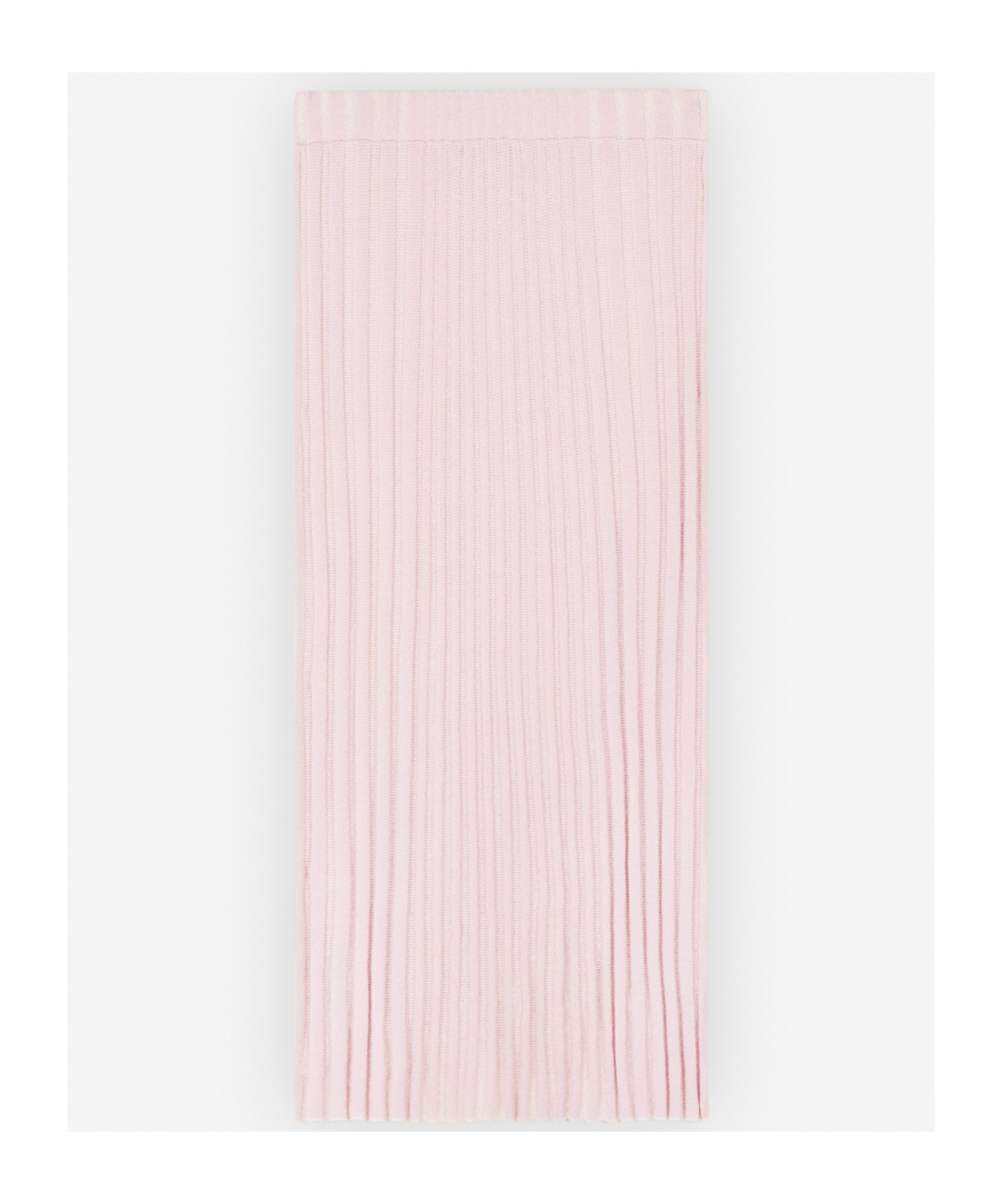 MAISON KITSUNÉ RIBBED-KNIT MIDI SKIRT