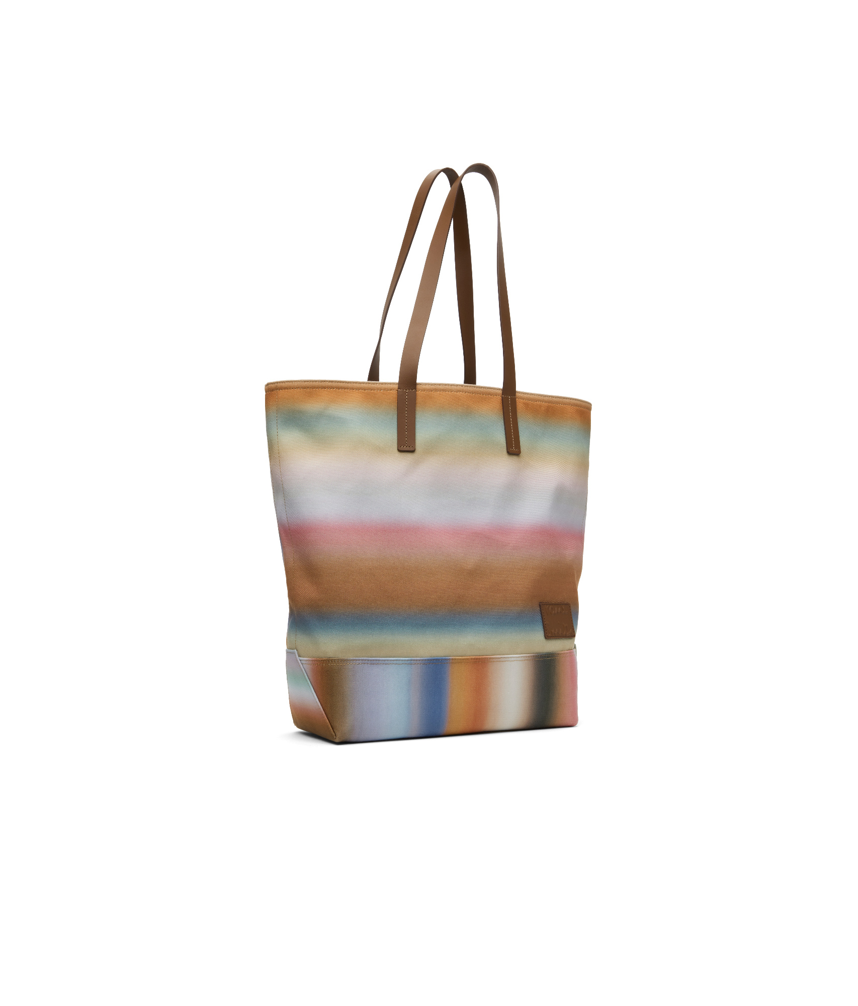 Paul Smith Multicolor Smith Stripe Recycled-cotton Tote In Multicolor