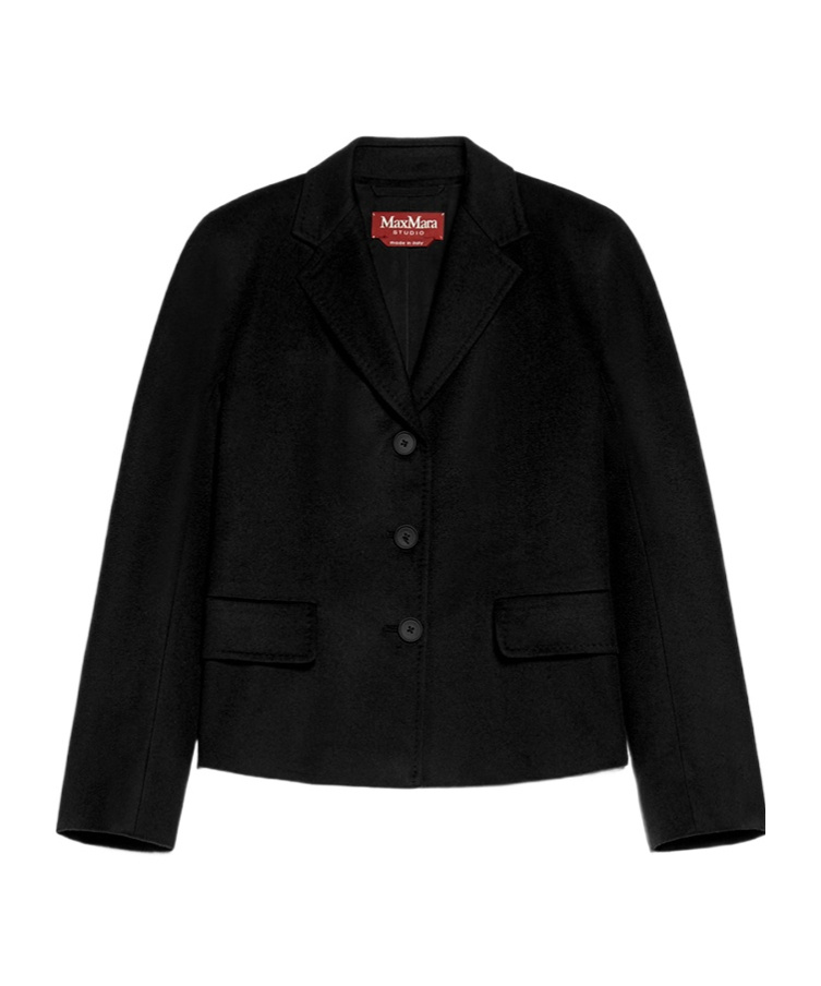 Max Mara Single-breasted Blazer In Black