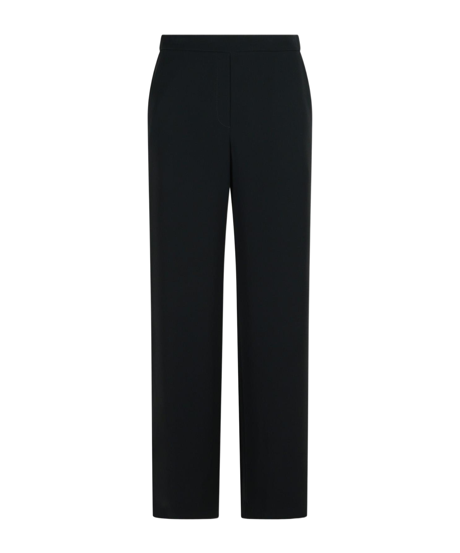 P.a.r.o.s.h Back Elastic Casual Pants In Black