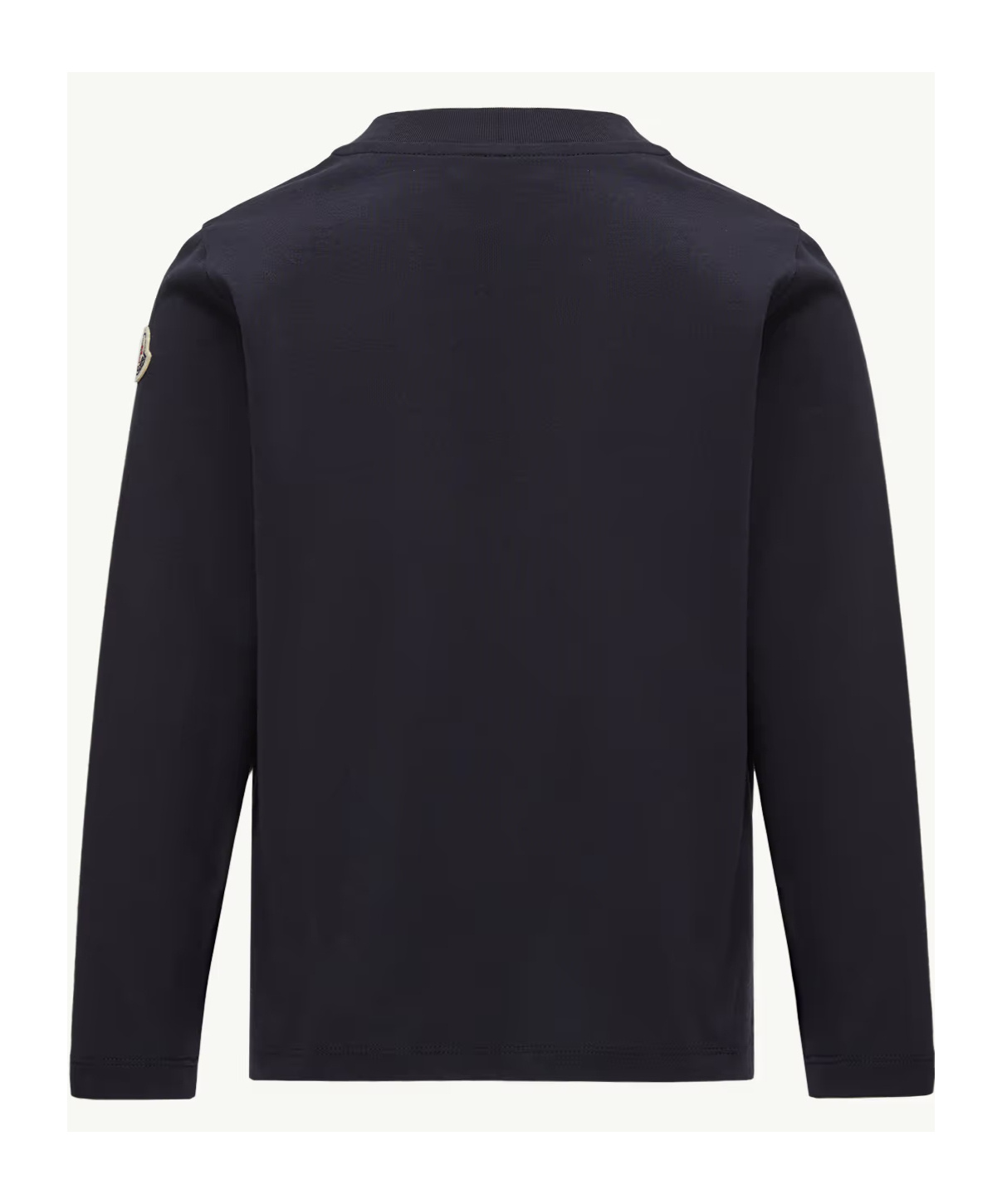 Moncler Long-sleeved T-shirt In Black