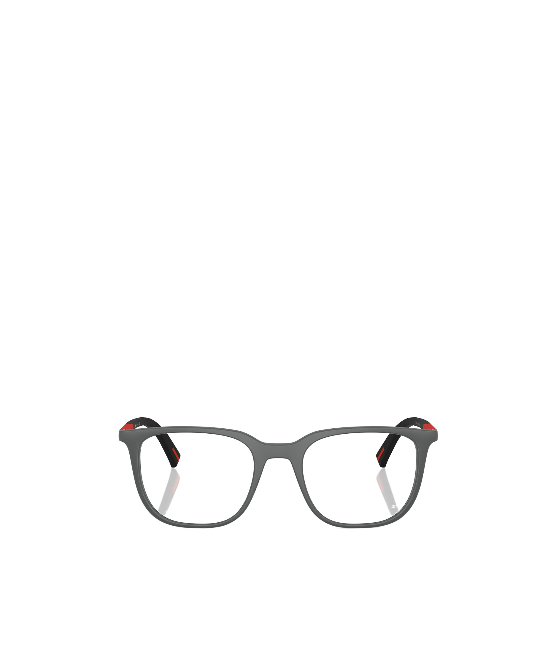 Prada Eyewear Square Frame Glasses In Gray