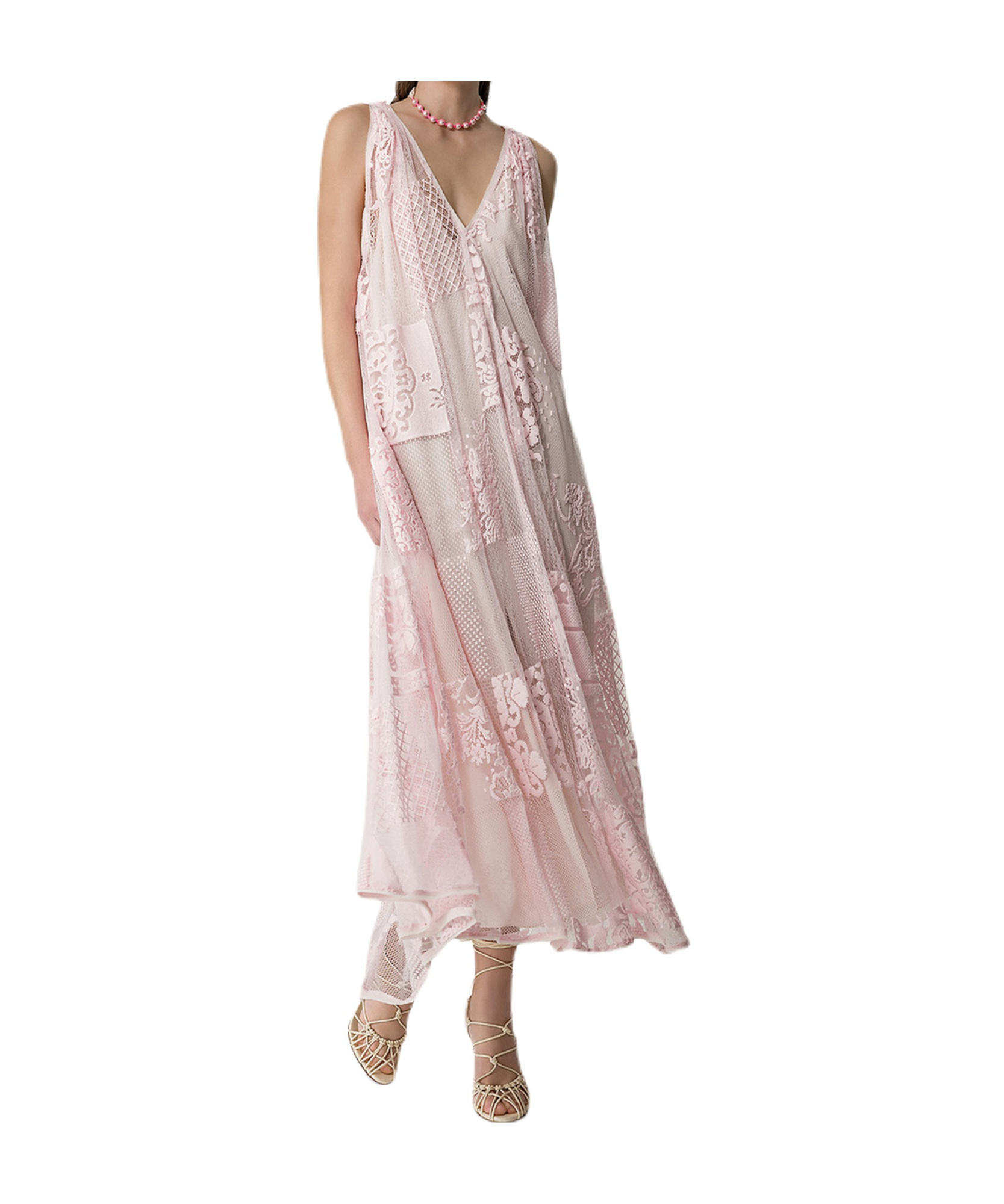 Shop Forte Forte Jacquard Lace Maxi Dress