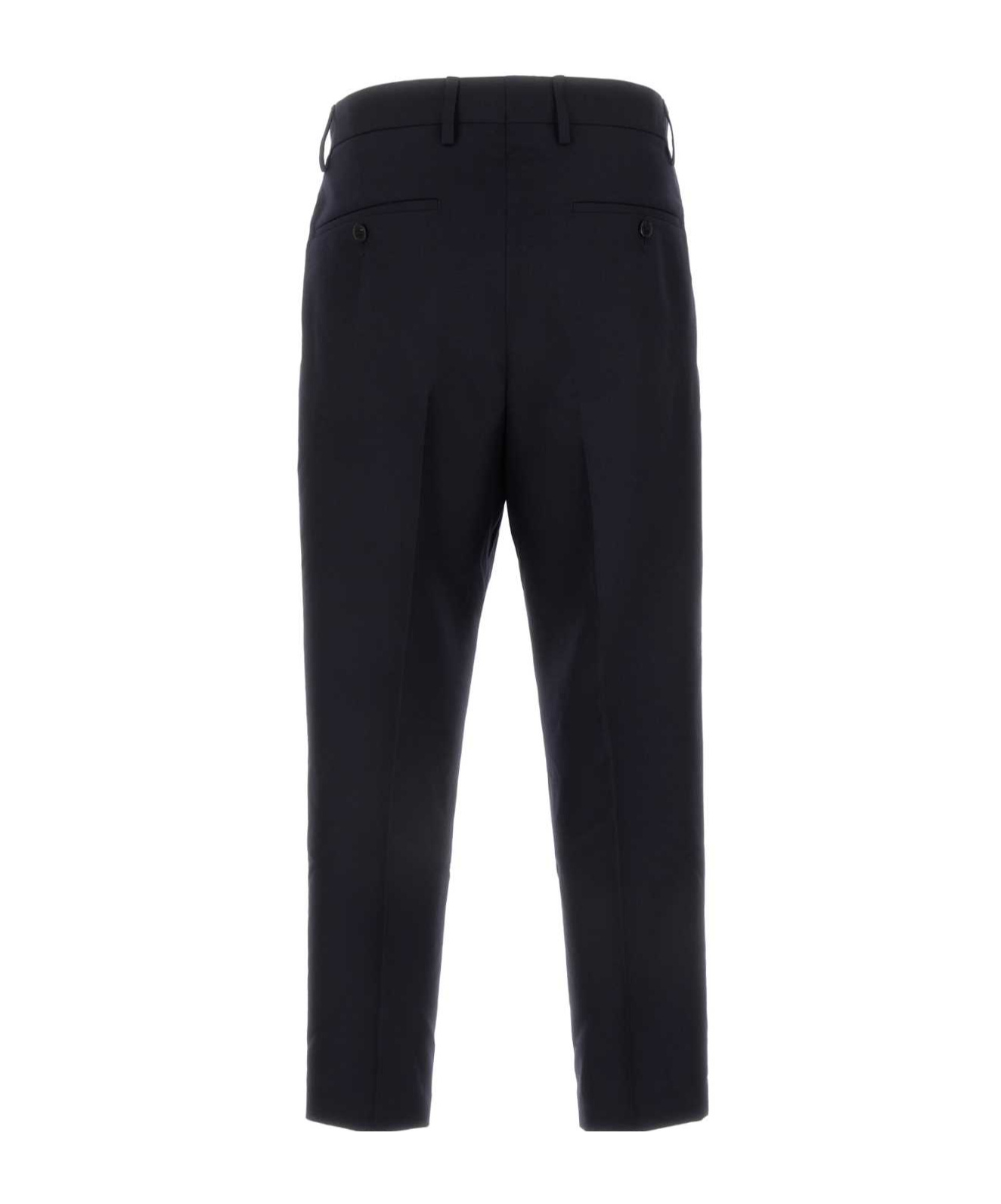 Dries Van Noten Penrud Pinstripe Pleated Wool Trousers In Black