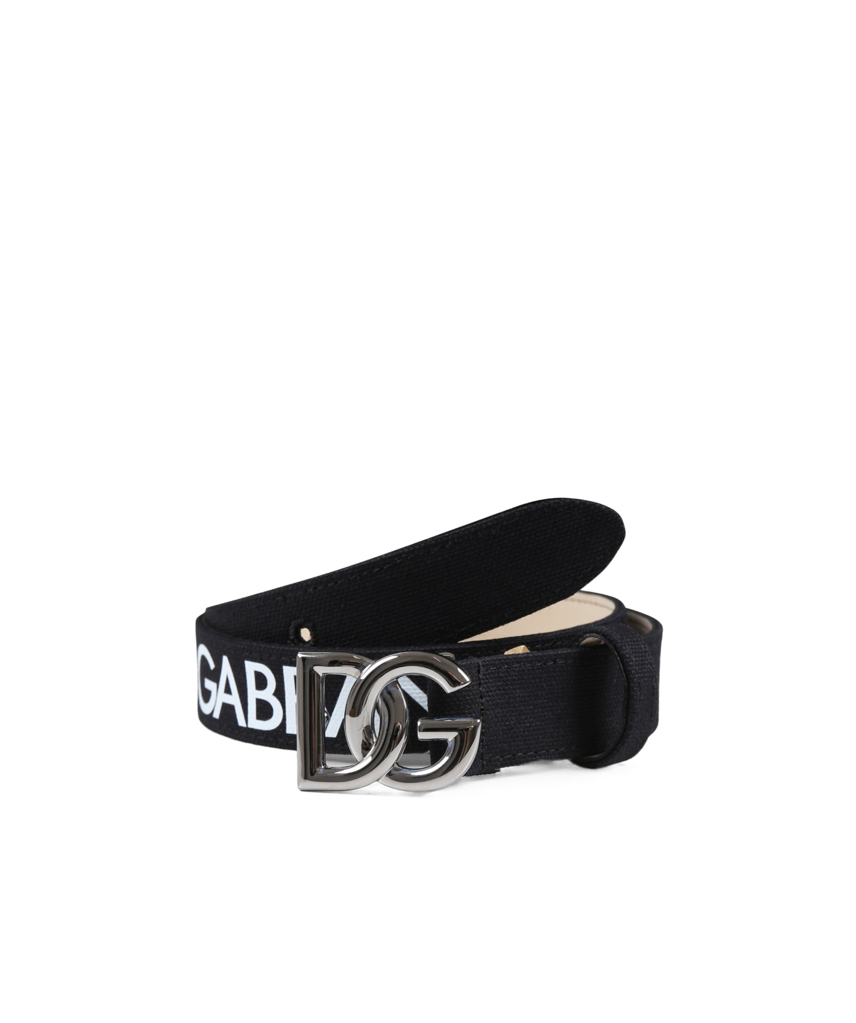 DOLCE & GABBANA LOGO-BUCKLE BELT