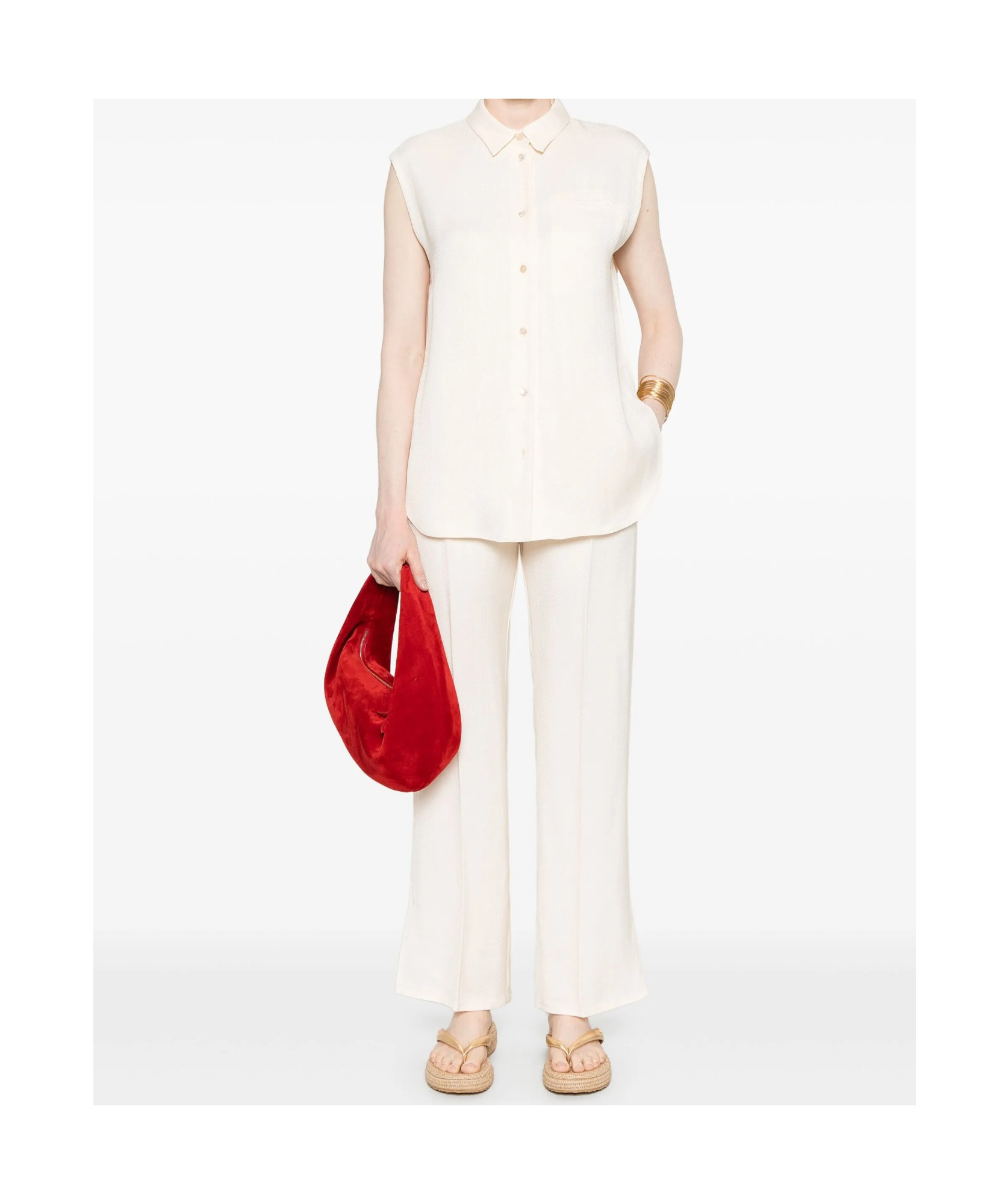 Shop Forte Forte Slubbed Shirt