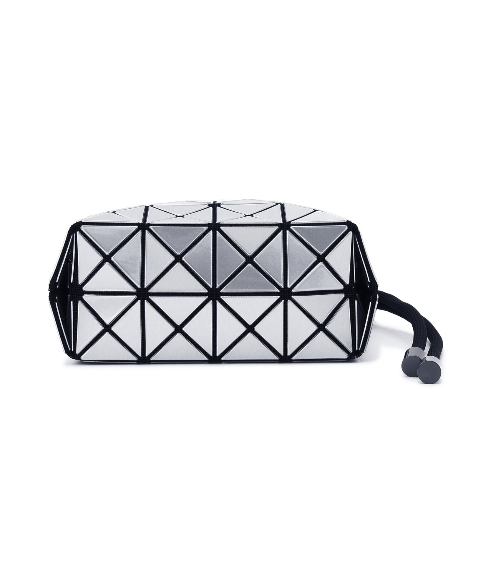 Shop Bao Bao Issey Miyake Geometric-pattern Bucket Bag In Gray