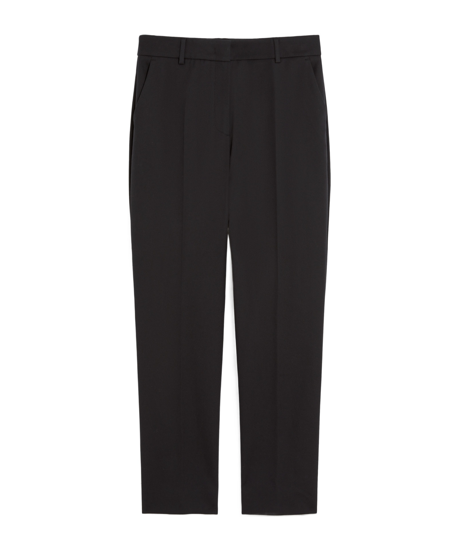 Weekend Max Mara Belt-loop Casual Pants In Black