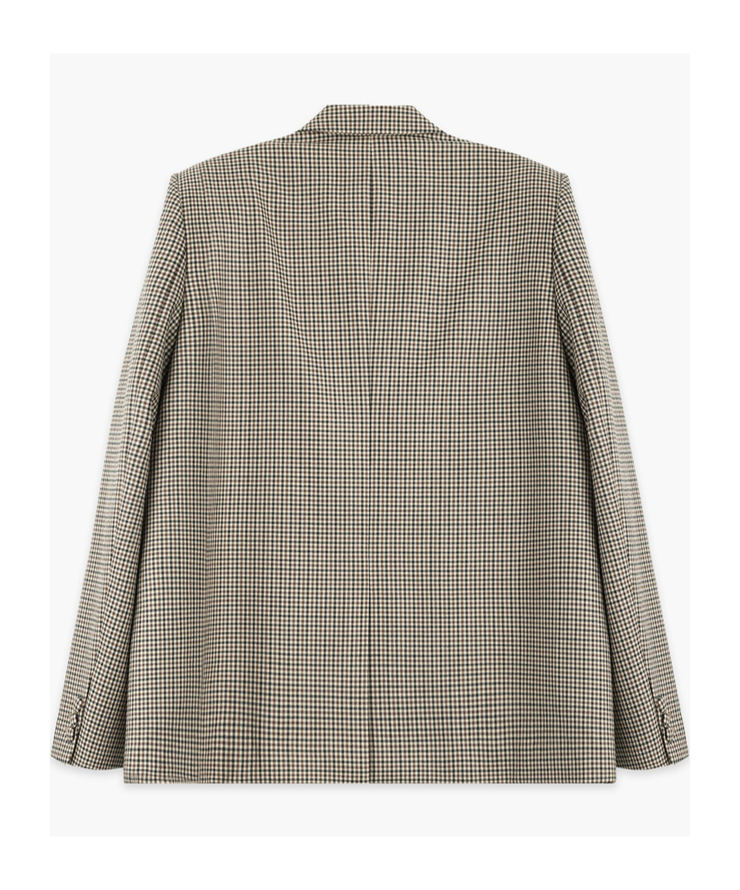 We11 Done Checked Pattern Blazer In Nude