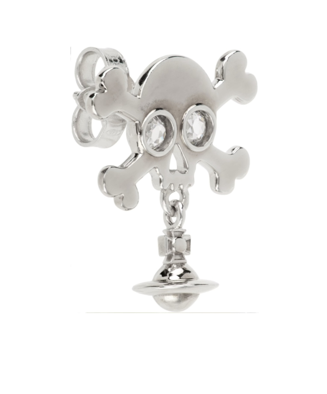Vivienne Westwood Single Stud Earring In White