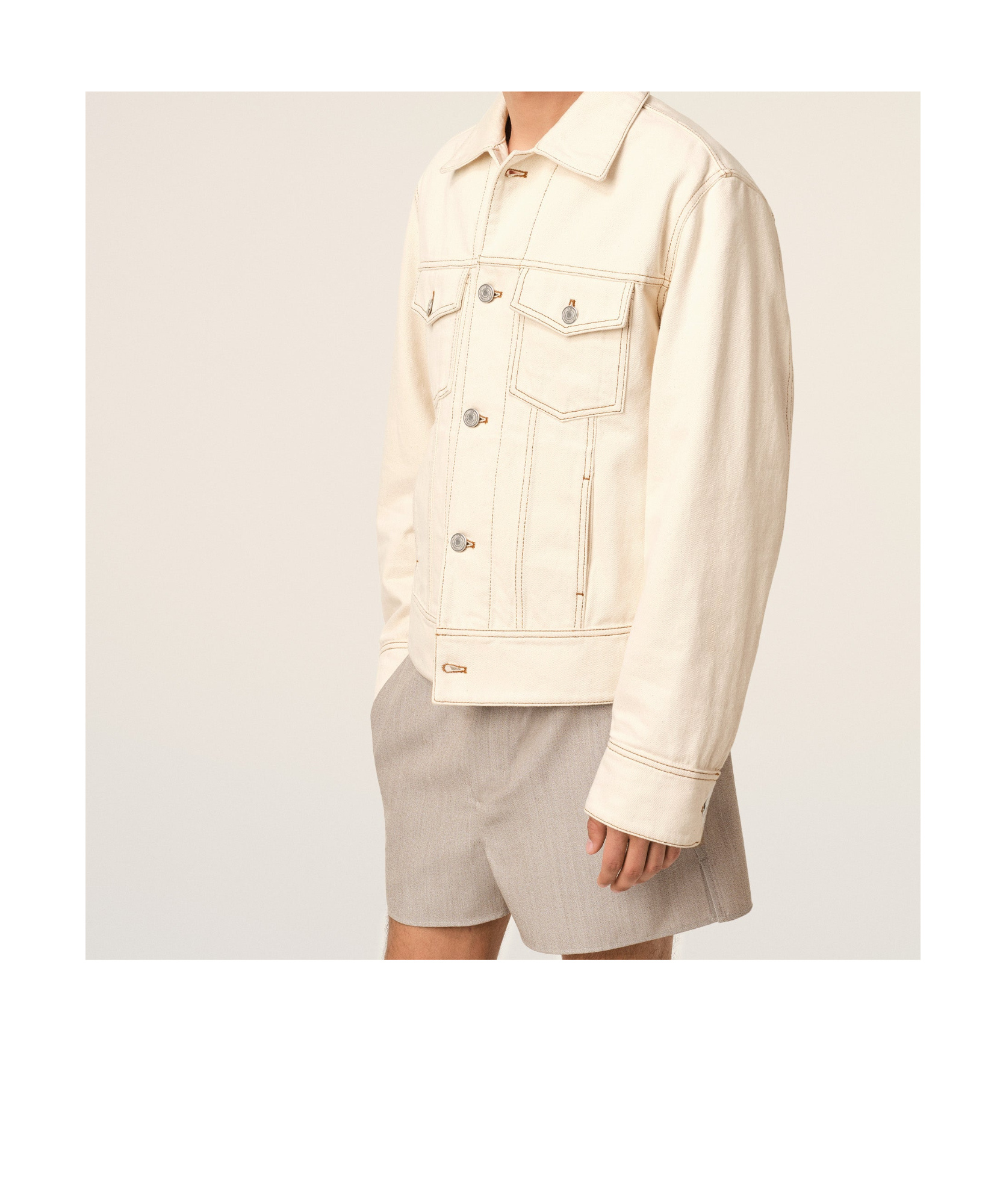 Ami Alexandre Mattiussi Ami Paris Outerwears In Nude
