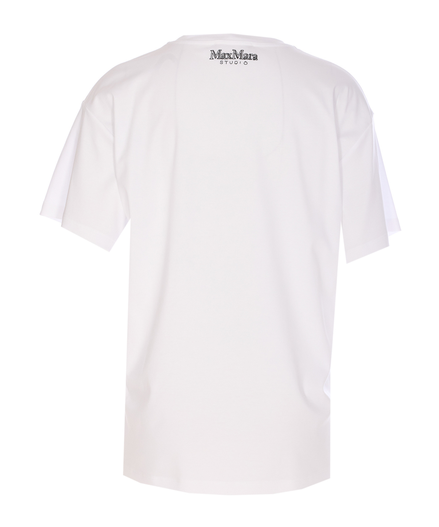 Max Mara Short-sleeved T-shirt In White