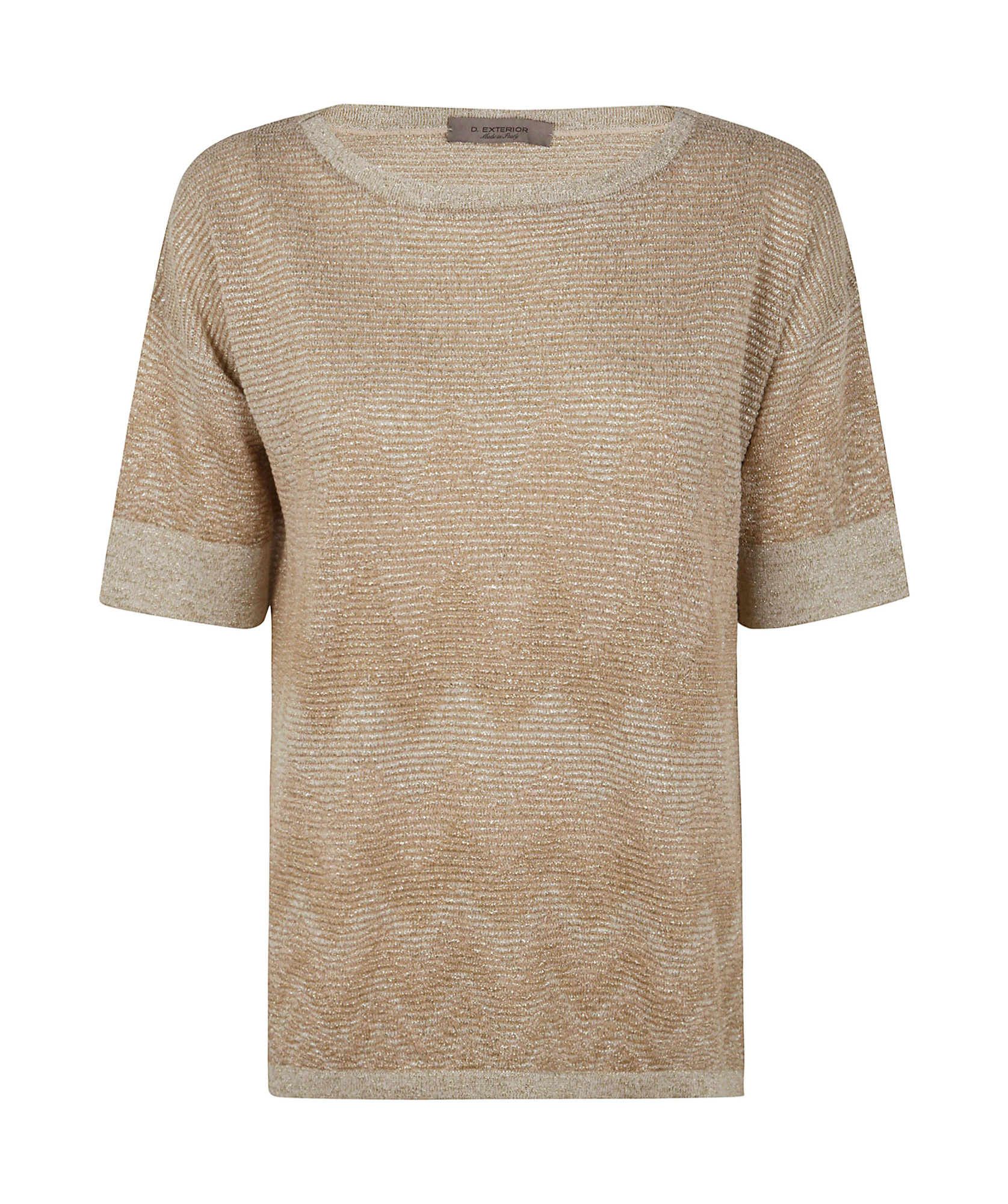 D Exterior D. Exterior Degrade Lux Long Sleeves Sweater By D. Exterior In Ivory