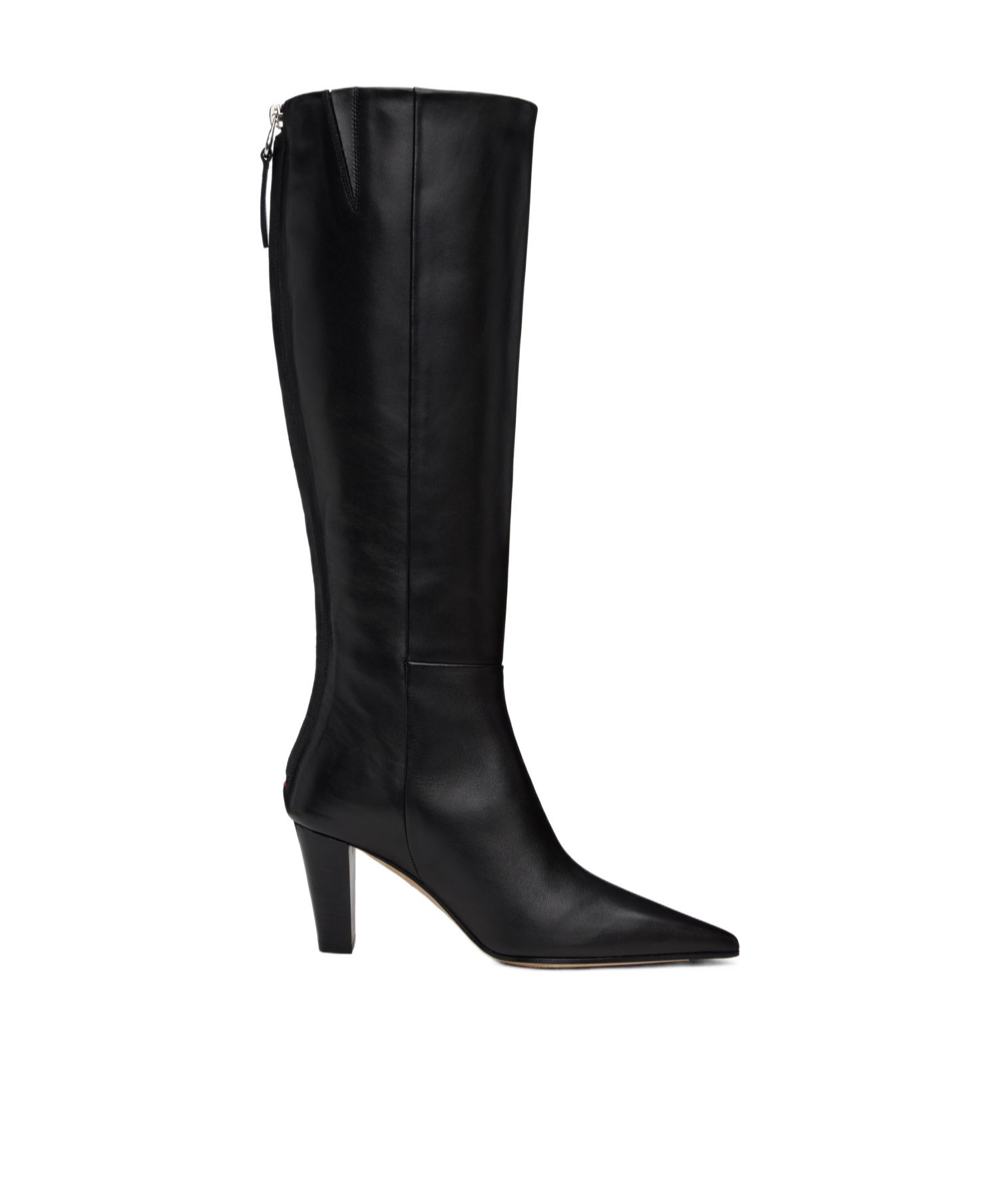Aeyde Leather Zazie Knee-high Boots 35 In Black