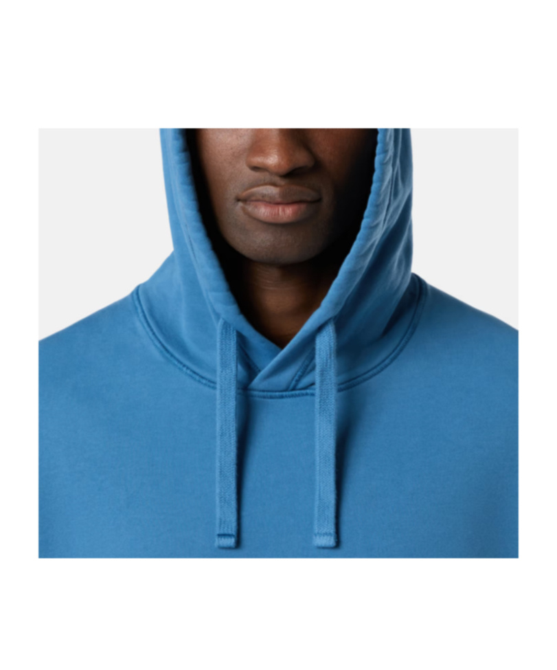 Stone Island Hooded Sweatshirt With Pockets In Blue