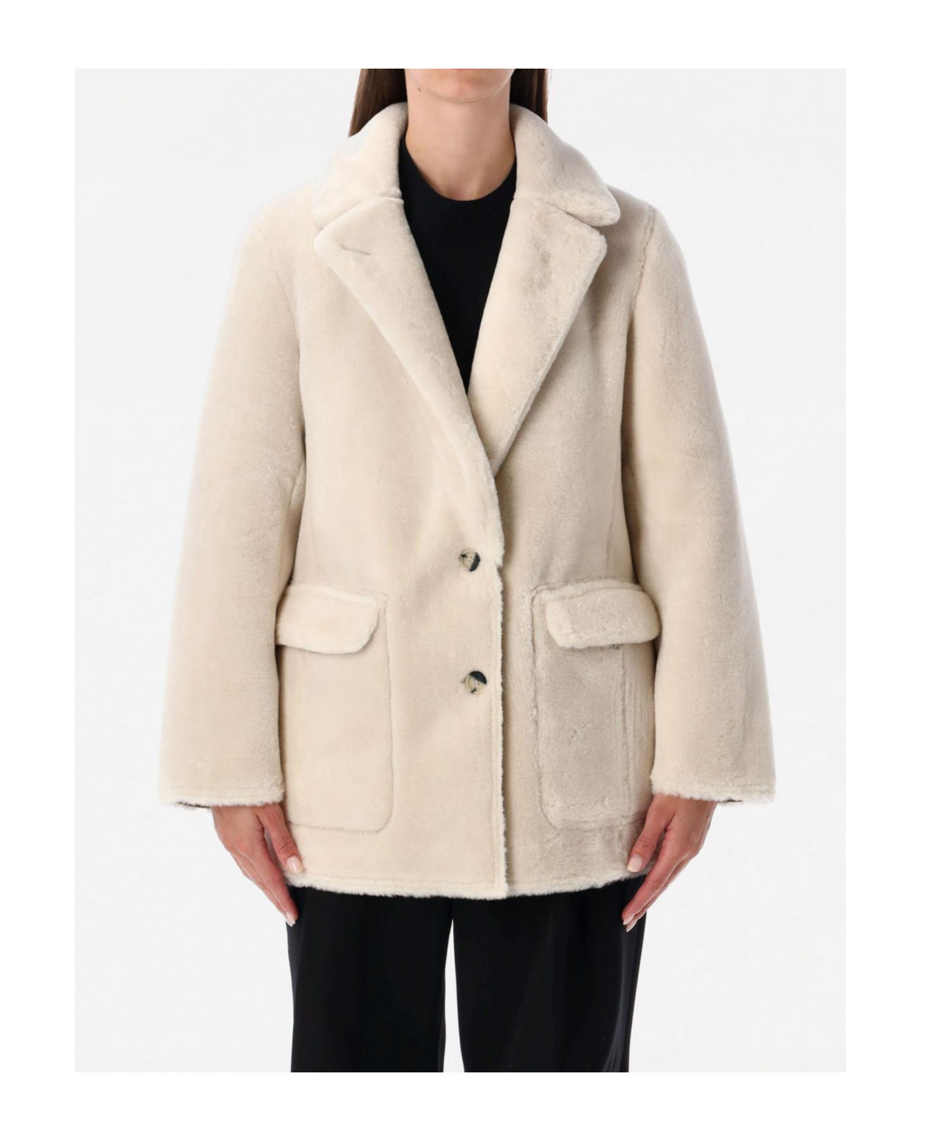 Urbancode Reversible Faux Fur Coat In Brown