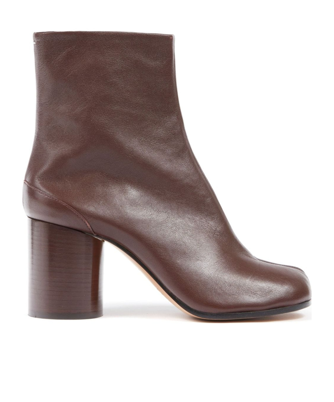 Maison Margiela 80mm Tabi Ankle Boots In Brown