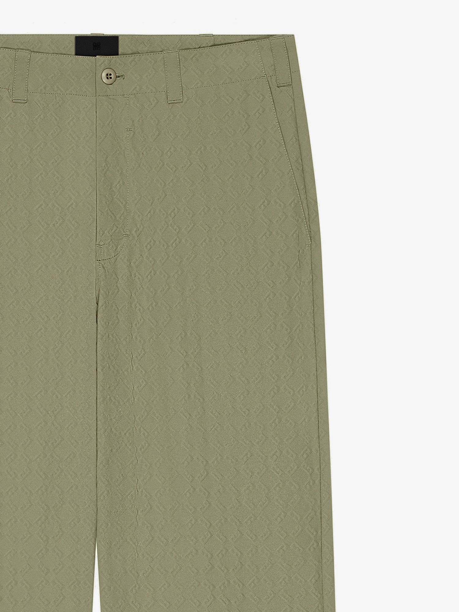 Givenchy Cargo Pants In Textured Monogram 72 In Gray
