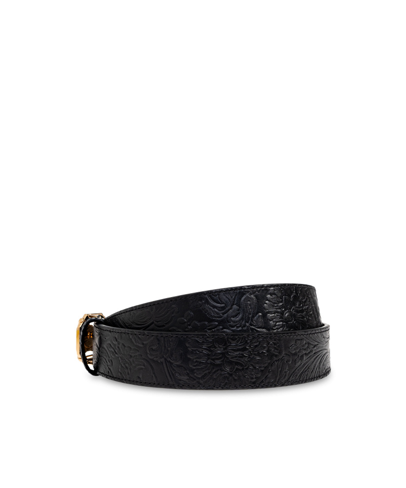 Versace Medusa Belt In Black