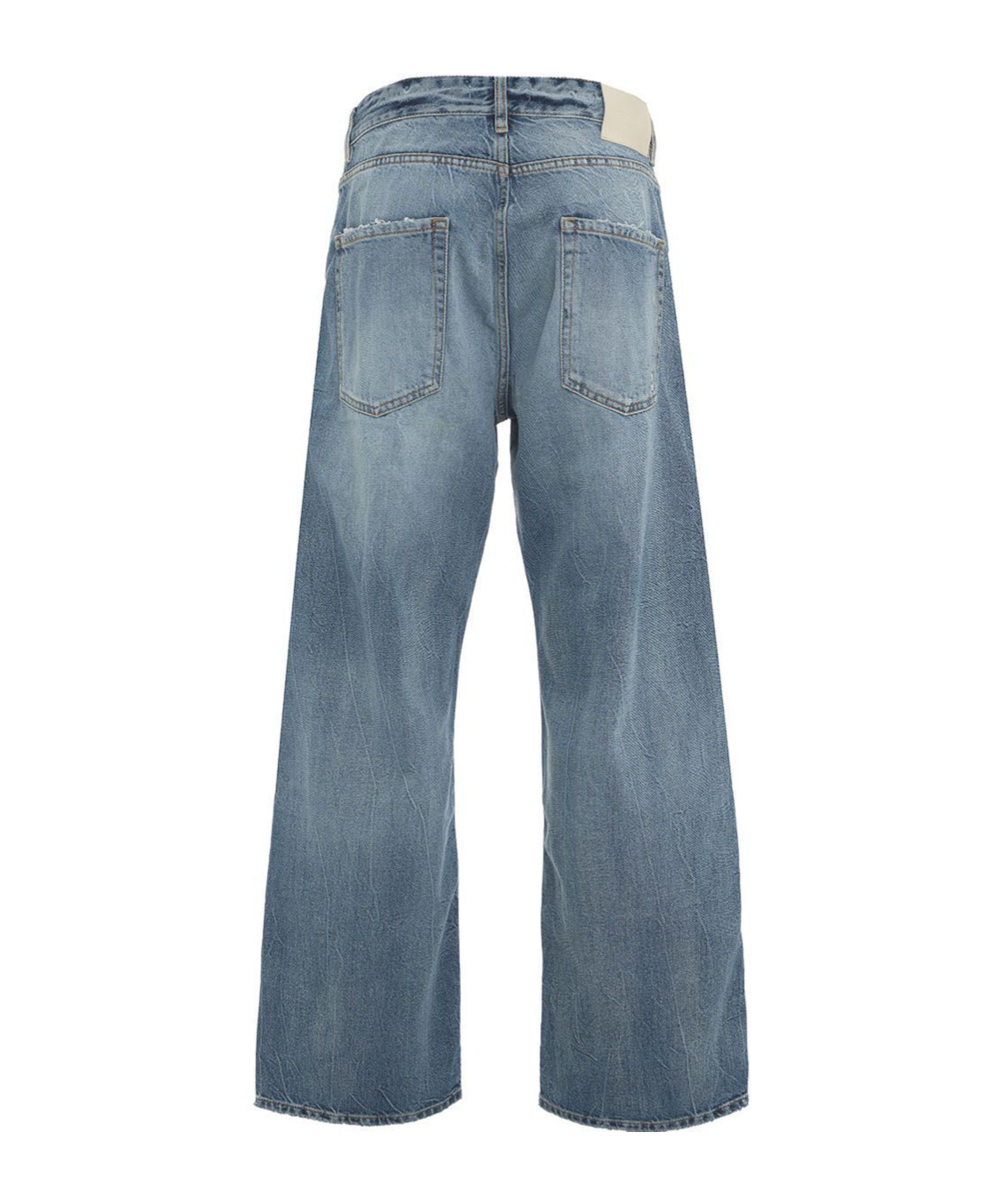 Icon Denim Belt-loop Jeans In Blue