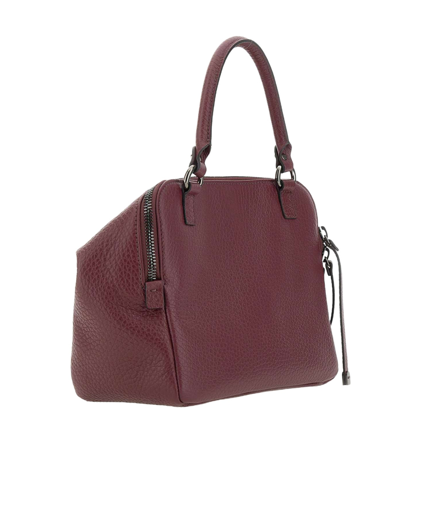 Gianni Chiarini Logo Patch Top Handle Bag In Purple