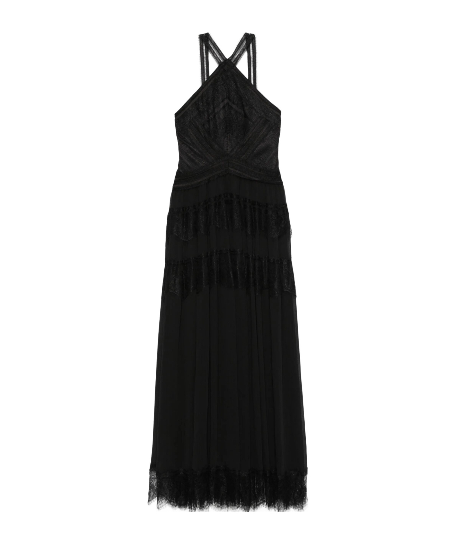 Ermanno Firenze Lace Maxi Dress