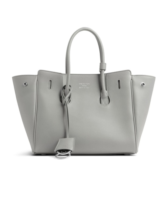 Balenciaga Hampton Mini Shoulder Bag In Gray