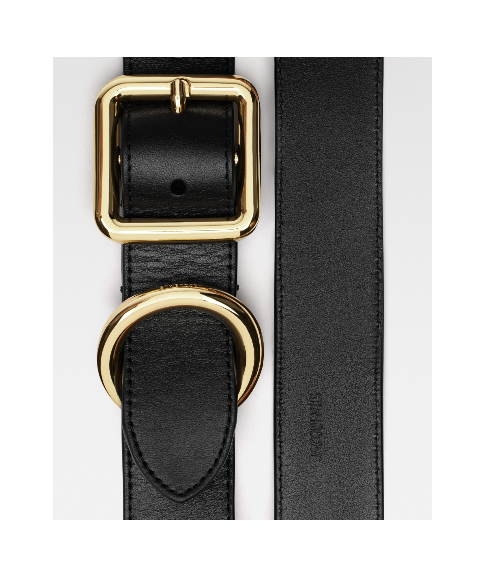 Jacquemus La Ceinture Regalo Shapes Belt In Black