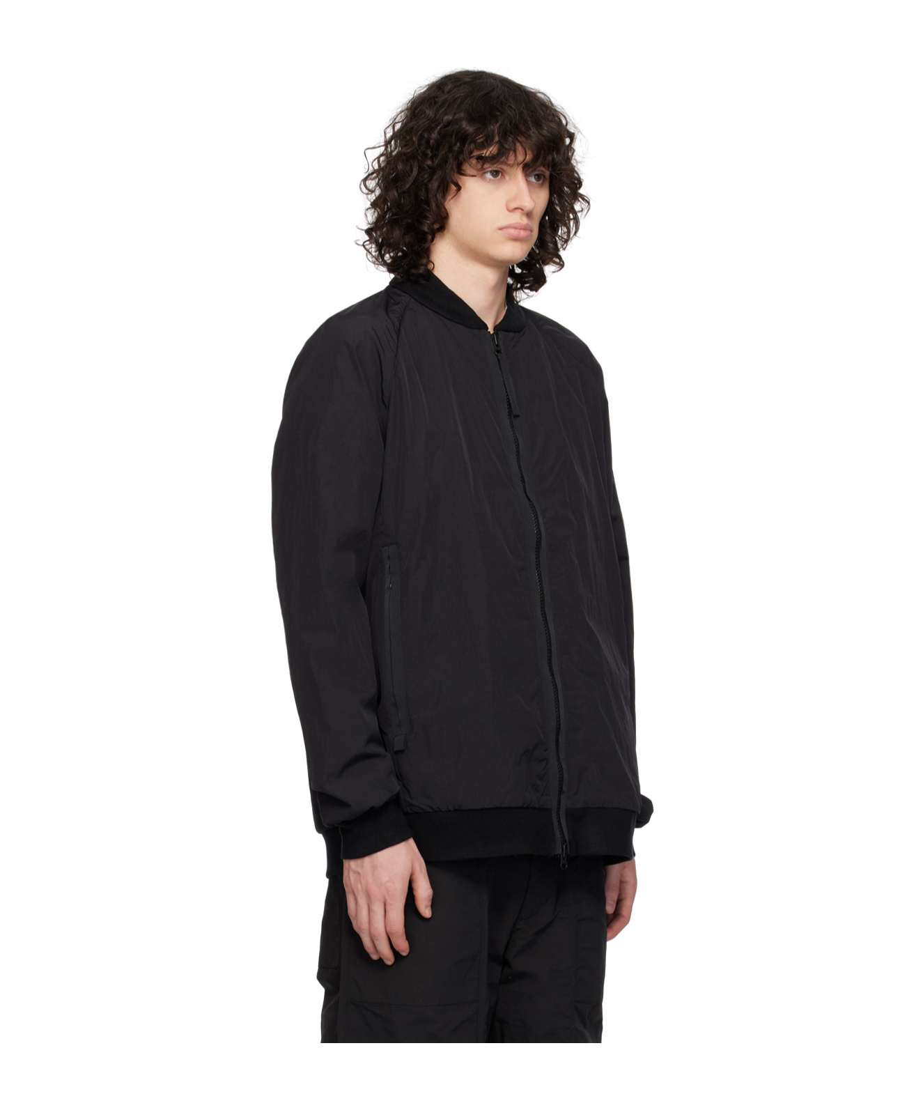 Canada Goose Fabe Zipper Casual Jacket In Black