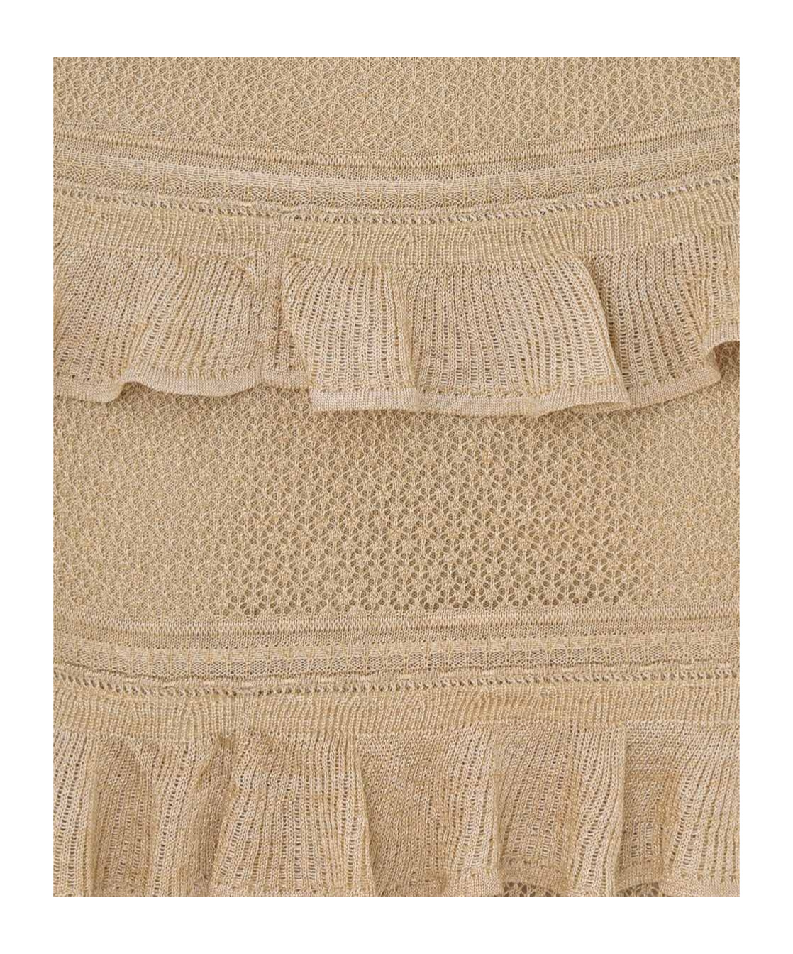 ZIMMERMANN ILLUMINATE METALLIC FRILL MINI