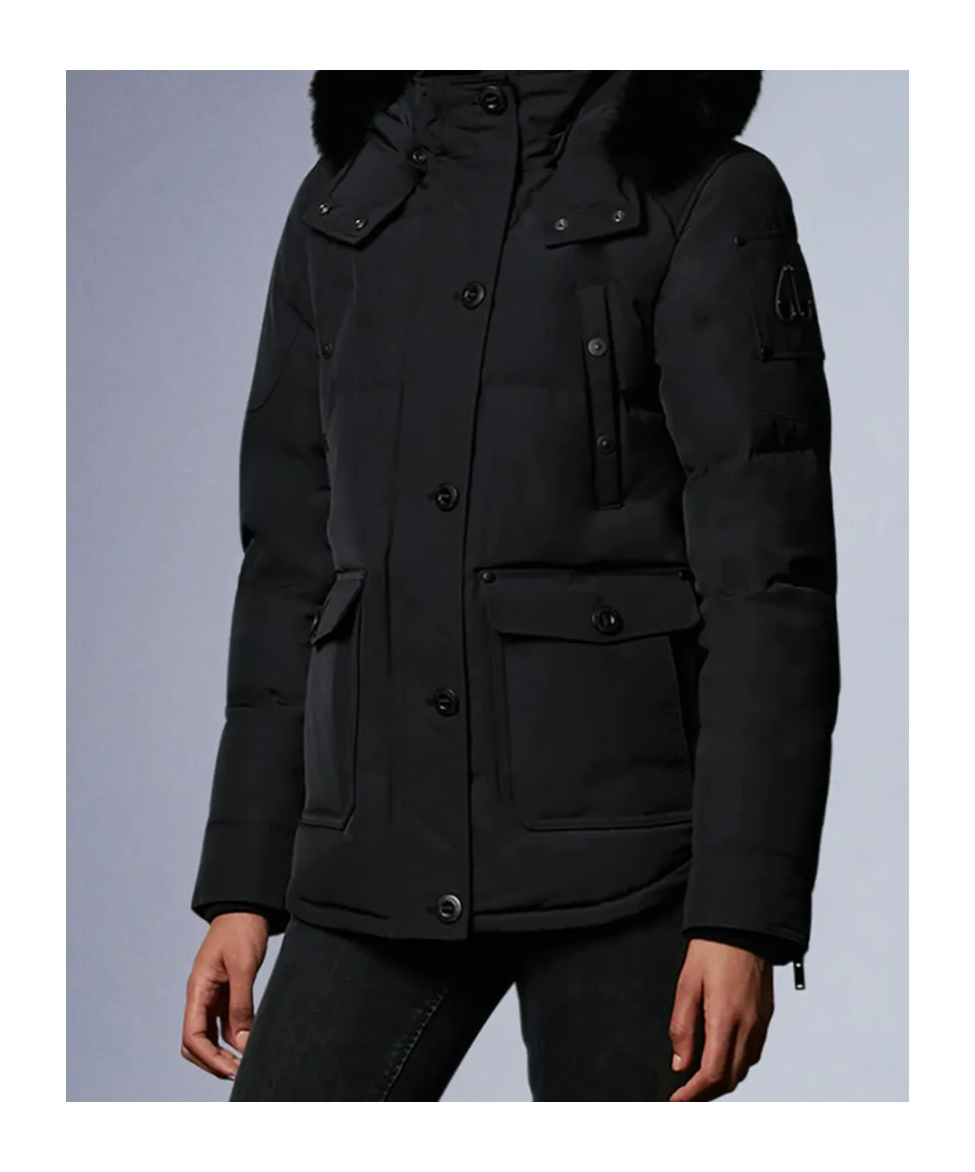 Moose Knuckles Long-sleeved Down Jacket