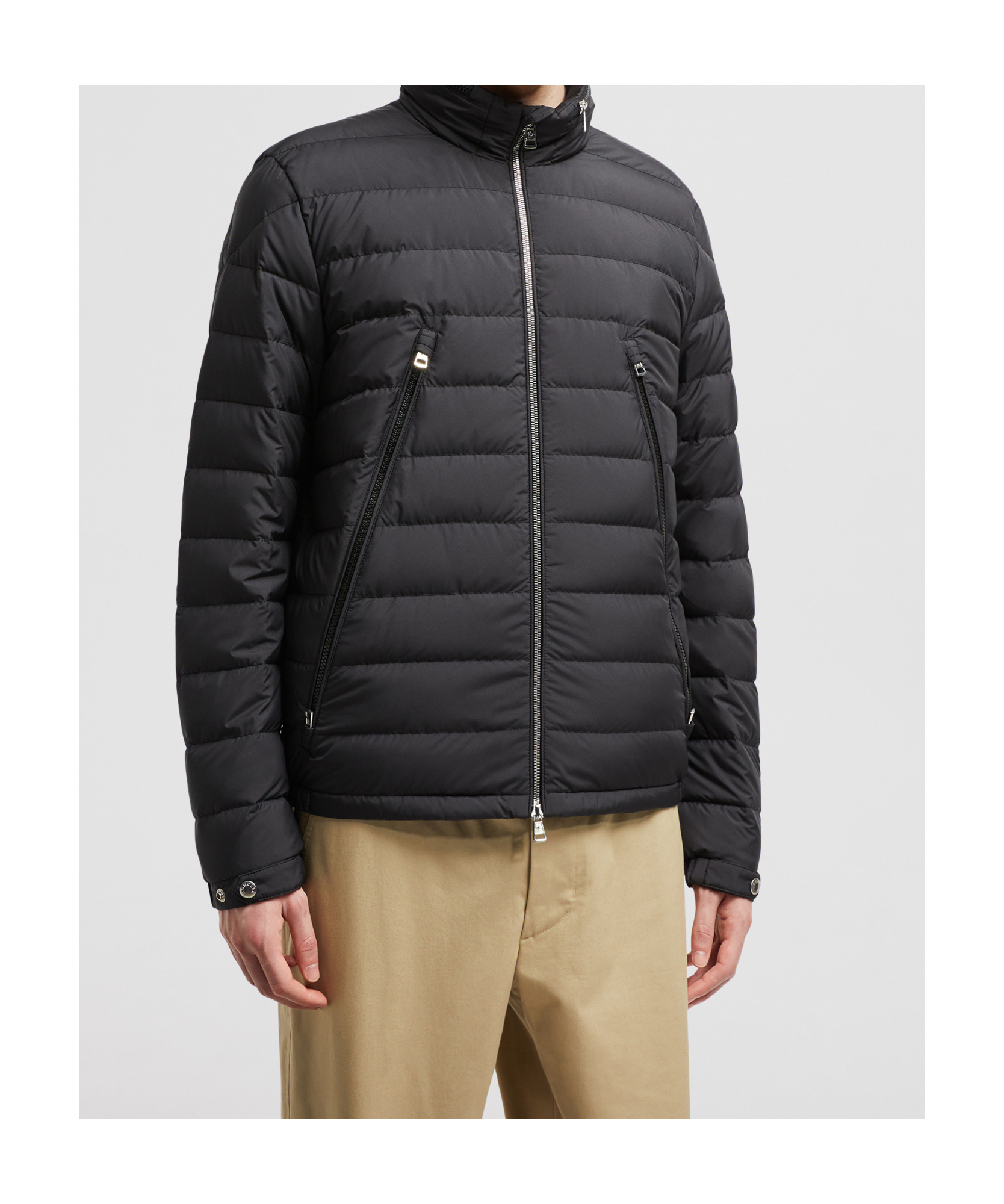 Moncler Grenoble Camurac Short Down Jacket In Black