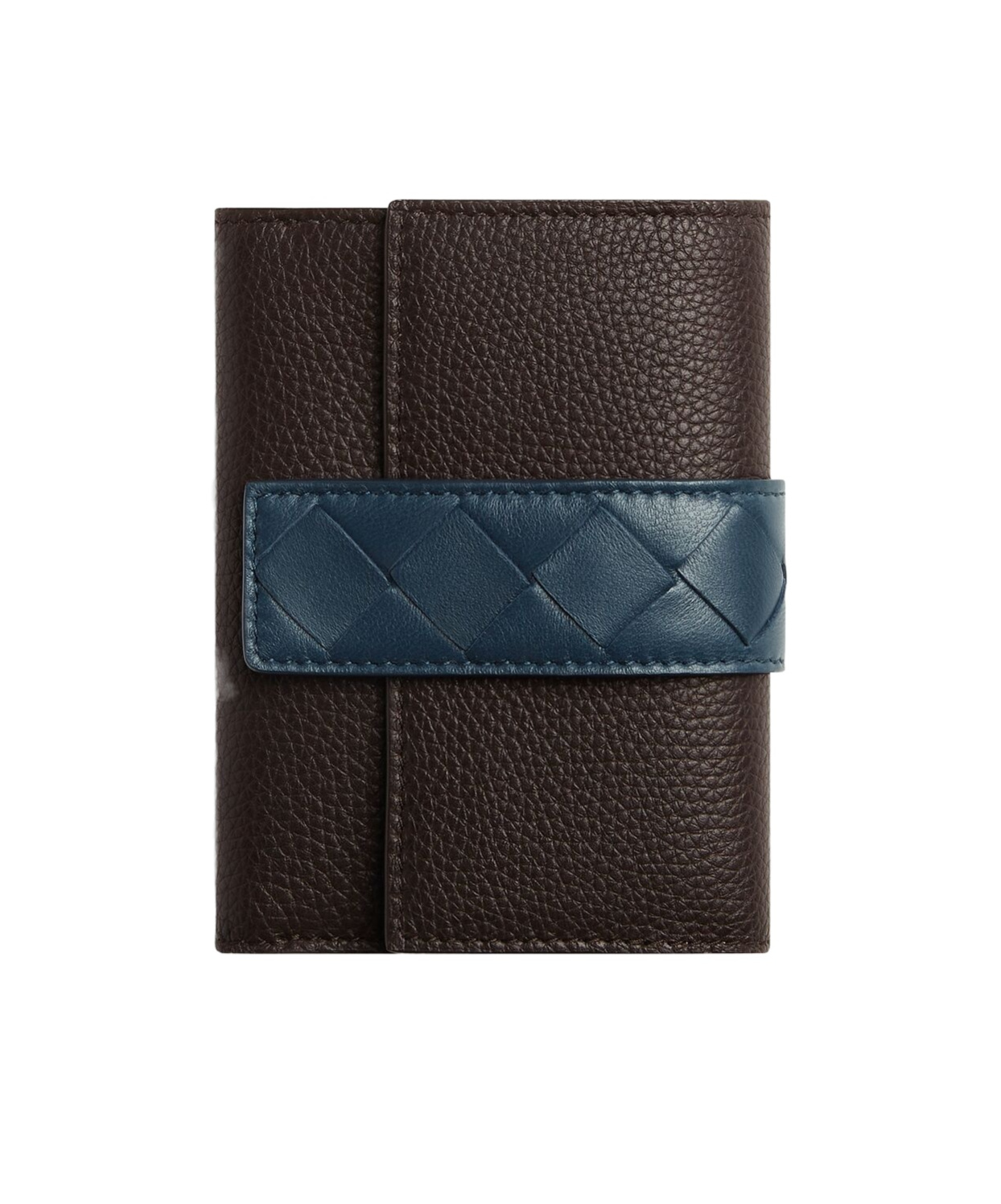 Bottega Veneta Tag Tri-fold Zip Wallet In Black