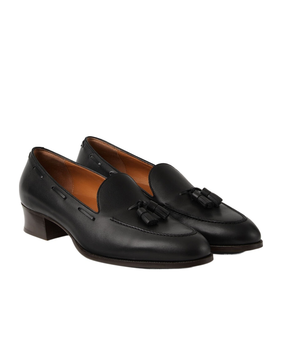 Loro Piana Serge Tassel Loafer In Black
