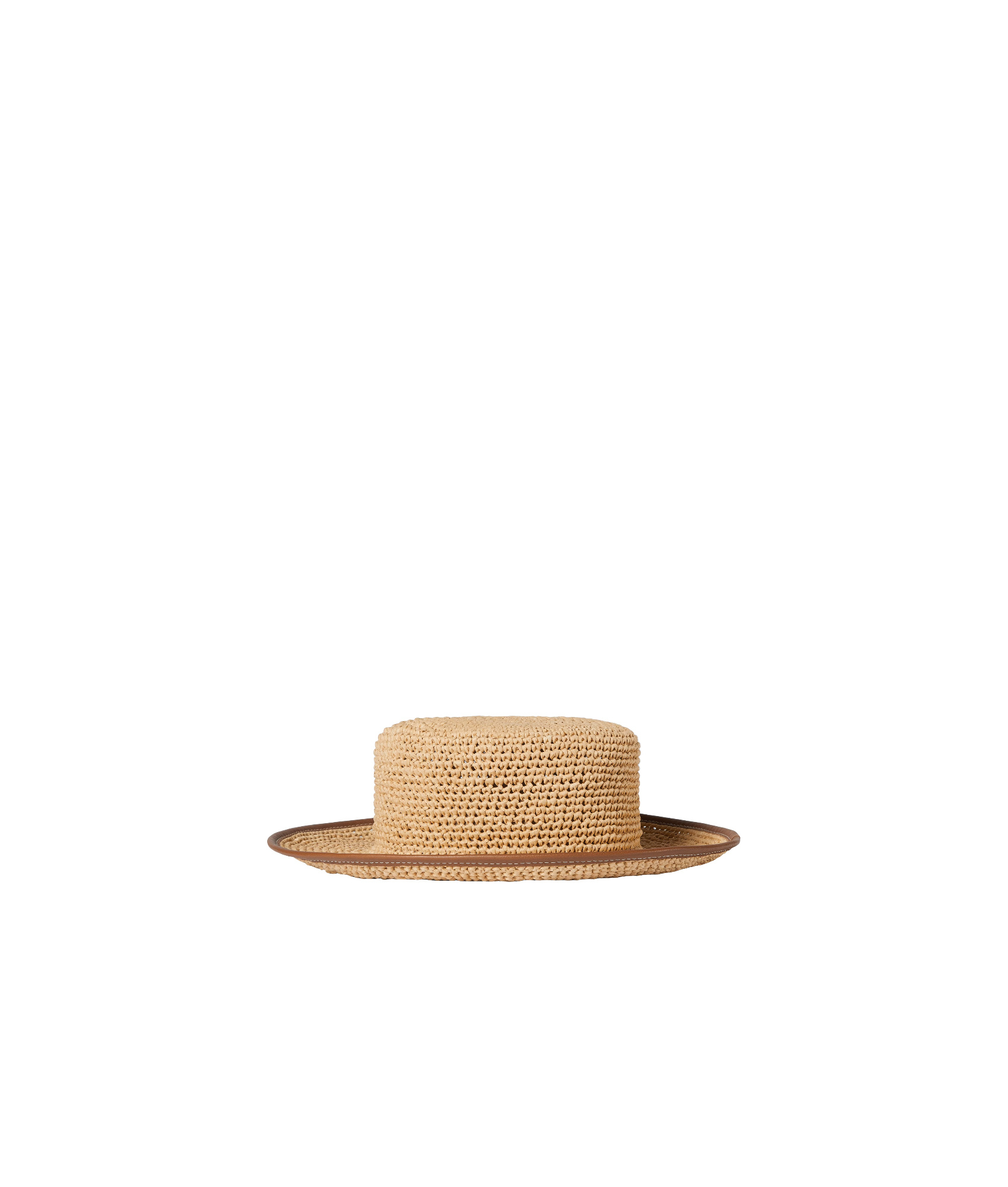 Gucci Straw Boater Hat