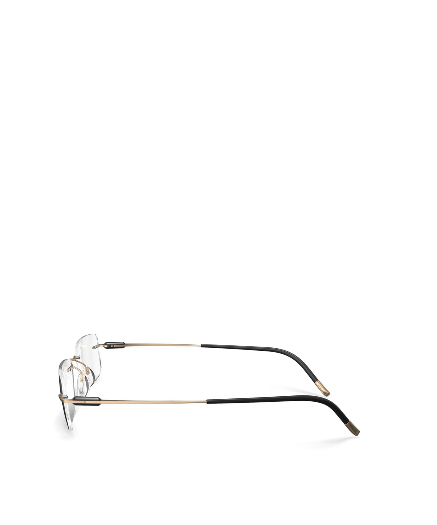 Silhouette Frameless Flat Mirror In White