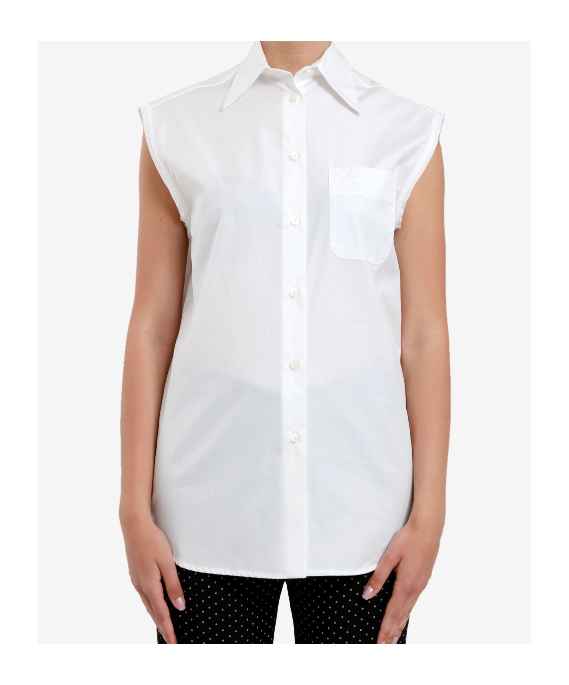 N°21 Optical White Shirt In White