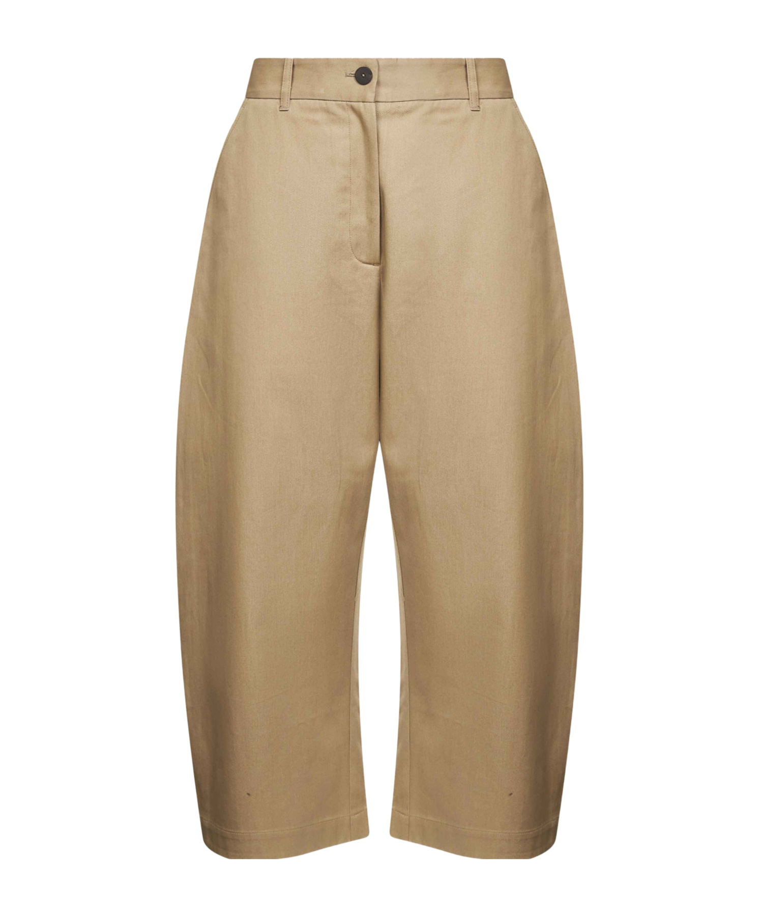 Studio Nicholson Belt Loop Casual Pants In Brown