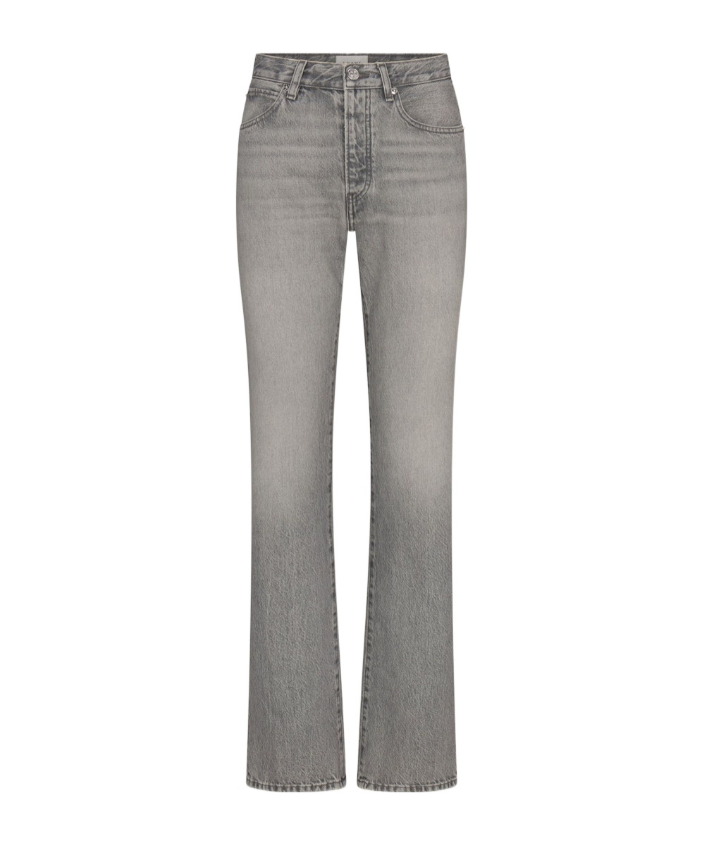 Frame Jeans With Belt Loops In Gray
