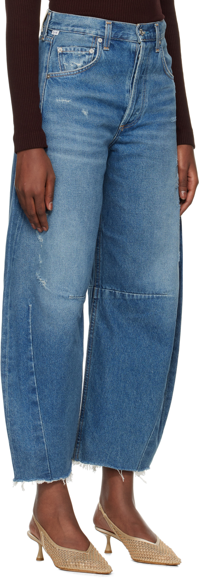 Citizen Of Humanity Belt Loop Jeans In Blue