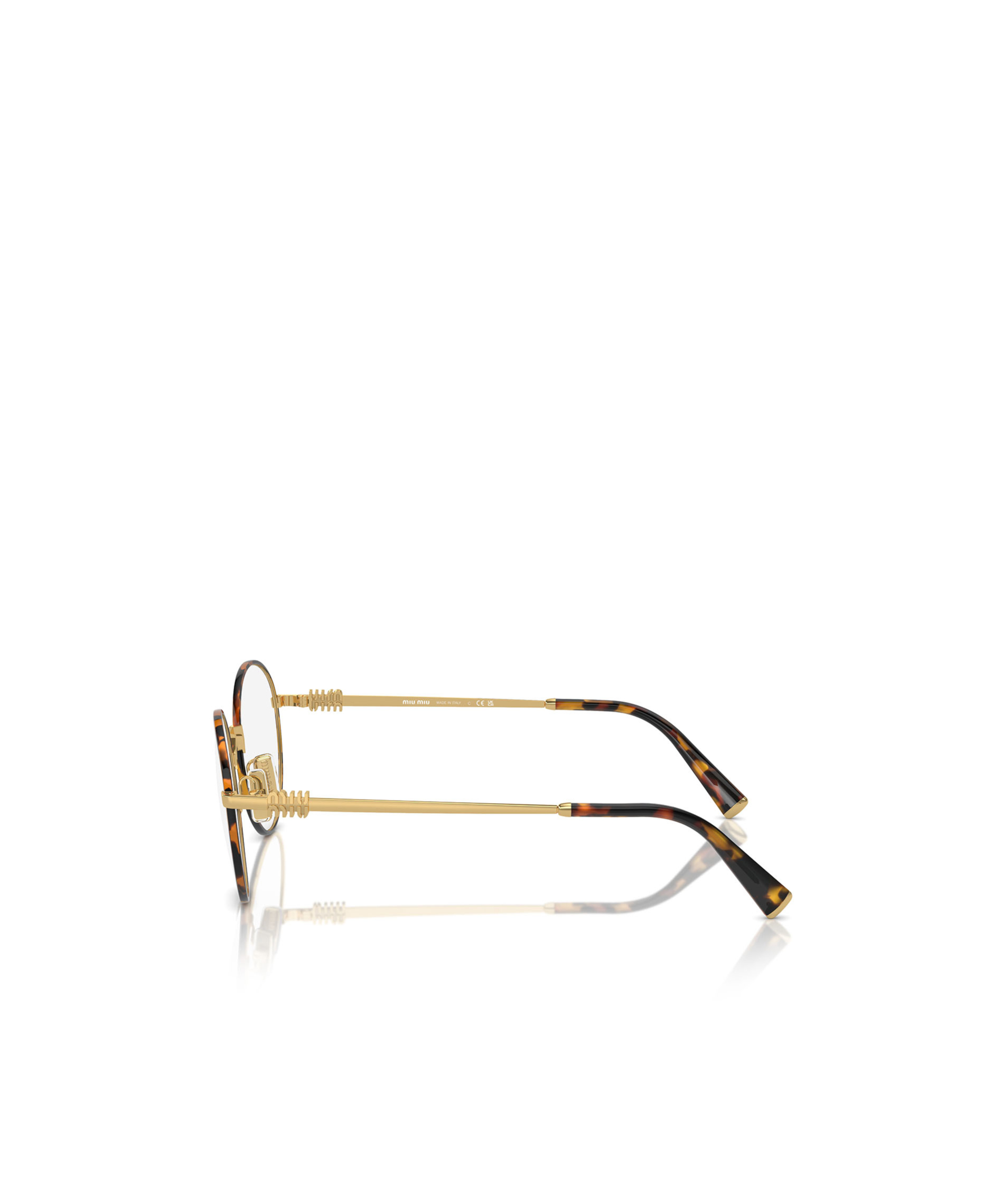 Miu Miu Logo Flat Mirror In Multicolor